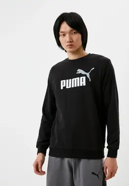 PUMA: Чёрный свитшот 