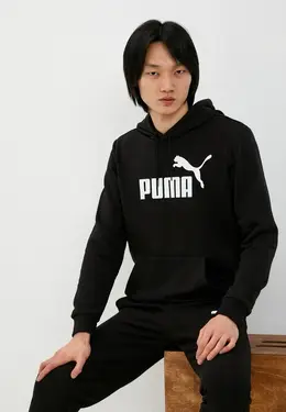 PUMA: Чёрная толстовка 