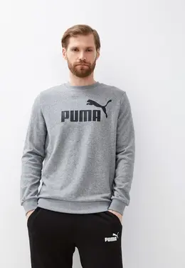 PUMA: Серый свитшот 