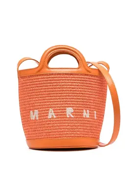 Marni: Оранжевая сумка  Tropicalia