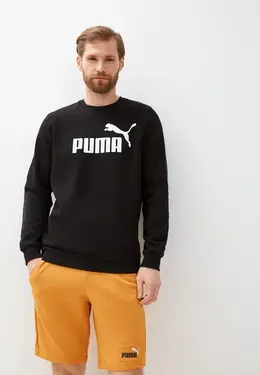 PUMA: Чёрный свитшот 