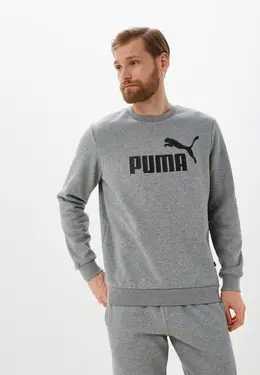 PUMA: Серый свитшот