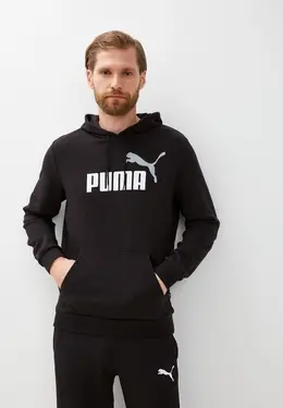 PUMA: Чёрная толстовка 