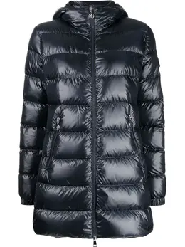 Moncler: Пальто с капюшоном 