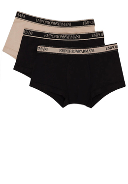 EMPORIO ARMANI Underwear: Чёрные трусы 