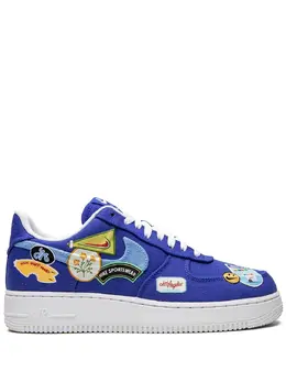 Nike: Голубые кроссовки  Air Force 1