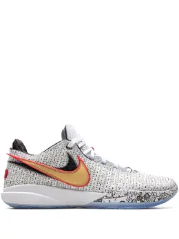 Nike: Белые кроссовки 