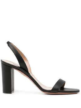 Aquazzura: Чёрные сандалии 