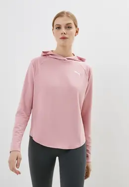 PUMA: Розовая толстовка 