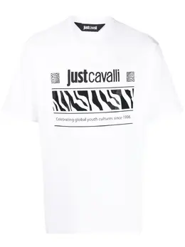 Just Cavalli: Футболка с принтом