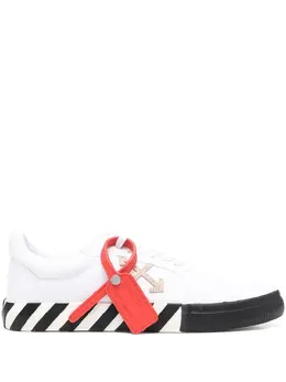 Off-White: Белые кроссовки  Vulcanized