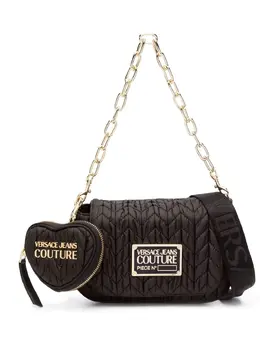 Versace Jeans Couture: Чёрная сумка 