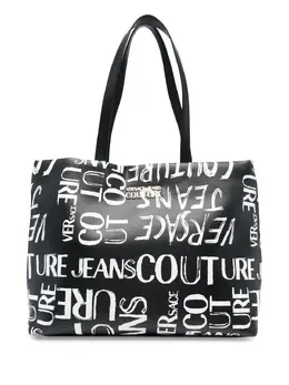 Versace Jeans Couture: Сумка-шоппер с принтом 