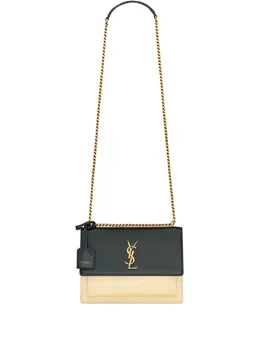 Saint Laurent: Чёрная сумка  Sunset