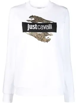 Just Cavalli: Белый свитшот 