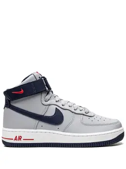 Nike: Синие кроссовки  Air Force 1 High