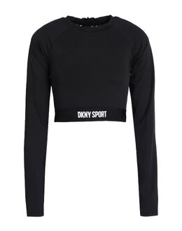 DKNY: Футболка с воротником 