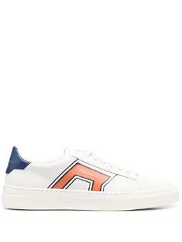 Santoni: Белые кроссовки 
