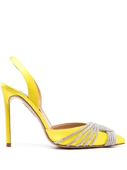 Aquazzura: Жёлтые туфли 