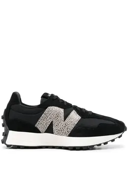 New Balance: Чёрные кроссовки  327