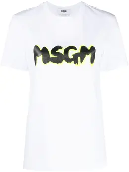 MSGM: Футболка с принтом 