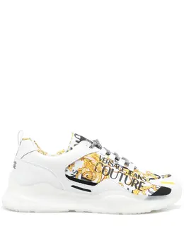 Versace Jeans Couture: Белые кроссовки 