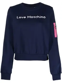 Love Moschino: Хлопковый свитер