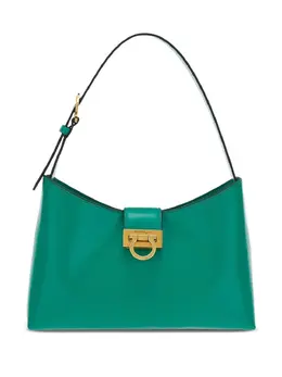 Ferragamo: Зелёная сумка  Trifolio