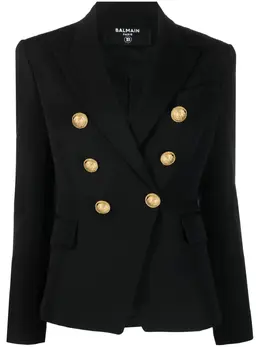 Balmain: Обтягивающая куртка 