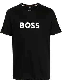 BOSS: Футболка с принтом 