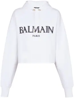 Balmain: Белая толстовка