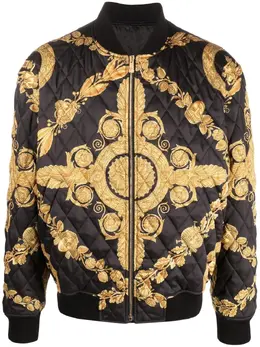 Versace: Куртка  Baroque с принтом