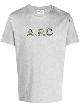 A.P.C.: Футболка с принтом 