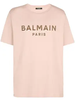 Balmain: Хлопковая футболка 