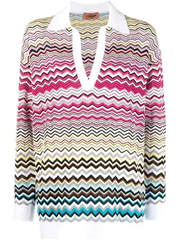 Missoni: Белый свитер 