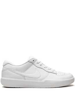 Nike: Белые кроссовки 