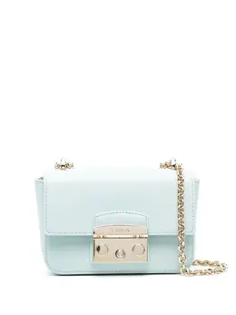 Furla: Голубая сумка через плечо 