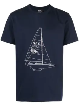 A.P.C.: Футболка Item с принтом