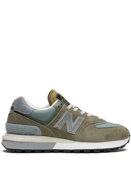 New Balance: Кроссовки  574 цвета хаки