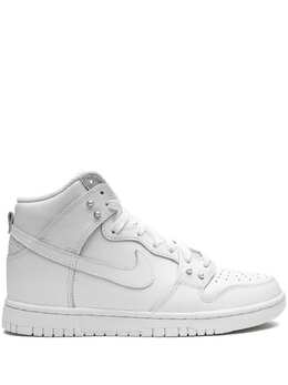 Nike: Белые кроссовки  Dunk High