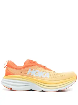 Hoka One One: Оранжевые кроссовки 