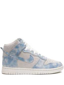 Nike: Светлые кроссовки  Dunk High