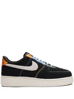 Nike: Чёрные кроссовки Air Force 1 Low