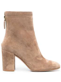 Gianvito Rossi: Коричневые ботинки 