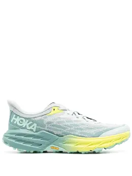 Hoka One One: Зелёные кроссовки 