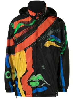 Moschino: Куртка с принтом 