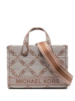 Michael Michael Kors: Коричневая сумка-шоппер 