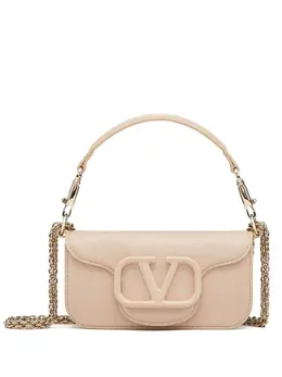 Valentino Garavani: Бежевая сумка 