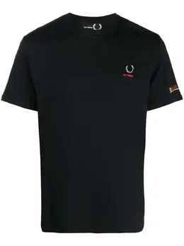 Raf Simons X Fred Perry: Чёрная футболка