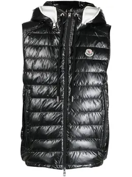 Moncler: Чёрный жилет 